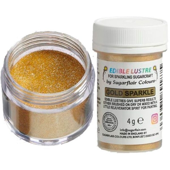 Edible Lustre - Gold Sparkle - E171 Free